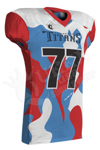 Sublimated Football Jersey - Titans Style