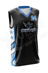 Sublimated Basketball Jersey - Brookood style