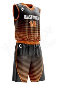 Basketball Uniform - Blue Devils style