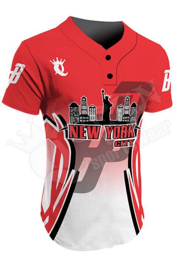 Sublimated Two-Button Jersey - Aztecs Style