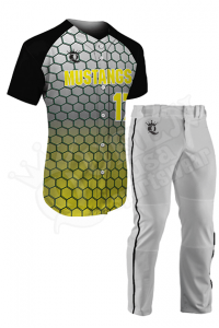 Custom Baseball Uniform - Mustangs Style