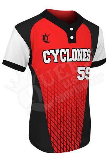 Sublimated Two-Button Jersey - CyClones Style