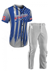 Custom Baseball Uniform - Mustangs Style