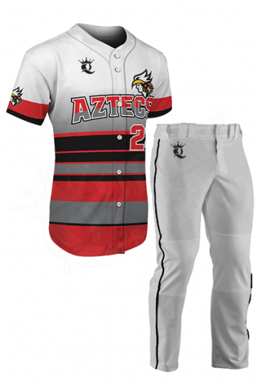 Custom Baseball Uniform - Mustangs Style