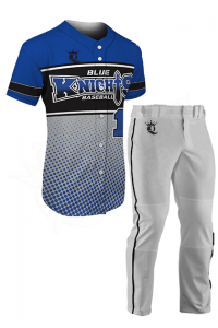 Custom Baseball Uniform - Mustangs Style