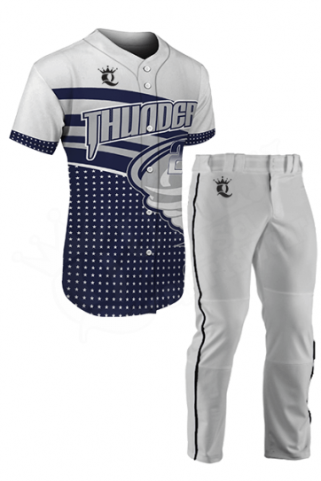 Custom Baseball Uniform - Mustangs Style