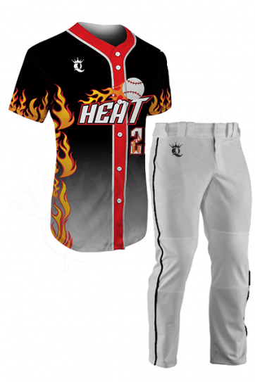 Custom Baseball Uniform - Mustangs Style