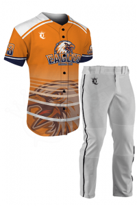 Custom Baseball Uniform - Mustangs Style