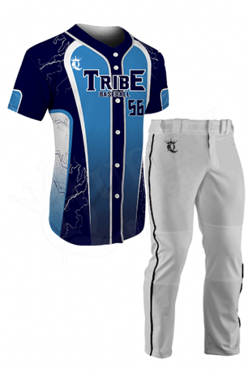 Custom Baseball Uniform - Mustangs Style