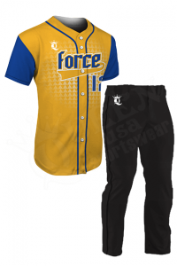 Custom Baseball Uniform - Mustangs Style