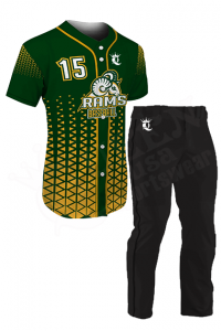 Custom Baseball Uniform - Mustangs Style