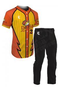 Custom Baseball Uniform - Mustangs Style