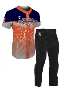 Custom Baseball Uniform - Mustangs Style