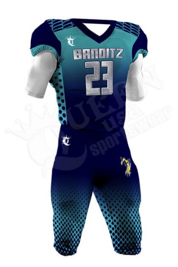 Sublimated Football Uniform - Patriots Style