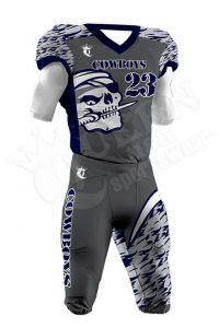 Sublimated Football Uniform - Patriots Style