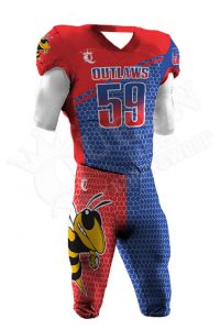 Sublimated Football Uniform - Patriots Style