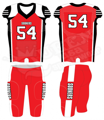 Semi-pro Football Uniform - Rebels Style