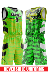 Reversible Basketball Uniform - Gators style