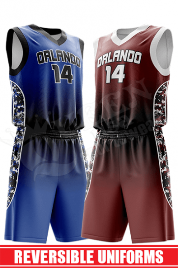 Reversible Basketball Uniform - Gators style