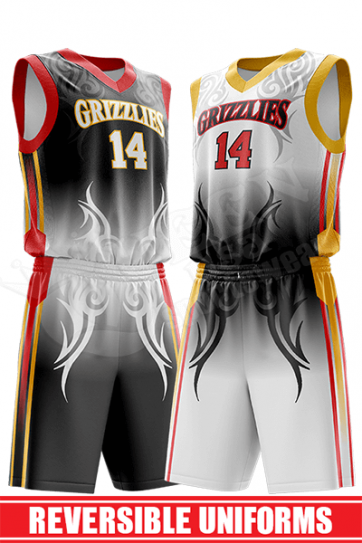 Reversible Basketball Uniform - Gators style