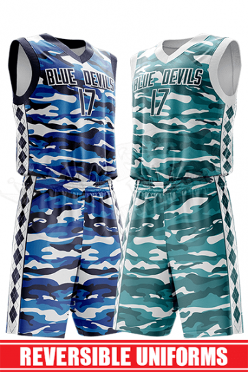 Reversible Basketball Uniform - Gators style