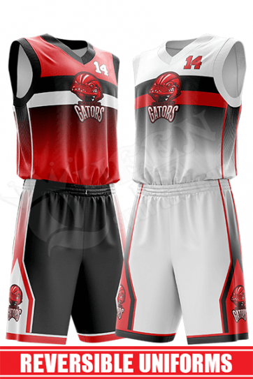 Reversible Basketball Uniform - Gators style