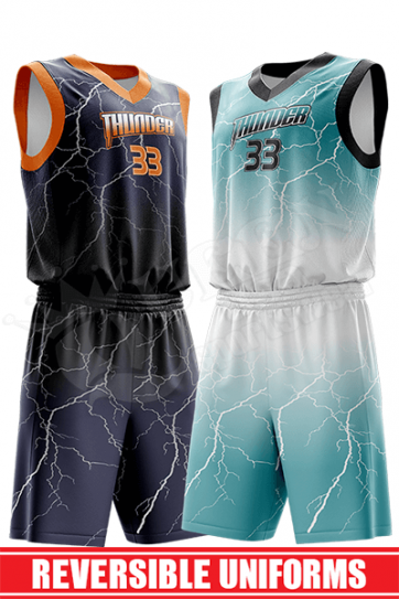 Reversible Basketball Uniform - Gators style