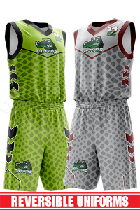 Reversible Basketball Uniform - Gators style