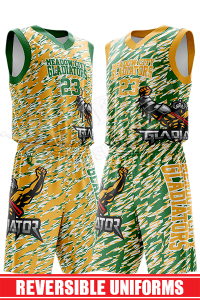 Reversible Basketball Uniform - Eagles style