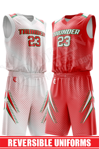 Reversible Basketball Uniform - Eagles style