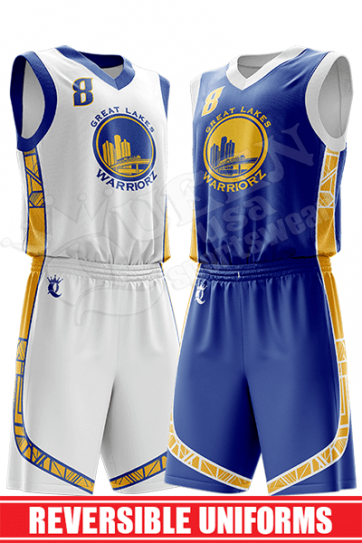 Reversible Basketball Uniform - Eagles style