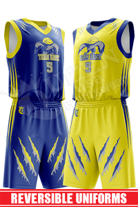 Reversible Basketball Uniform - Eagles style