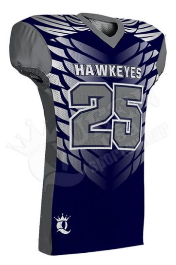 Sublimated Football Jersey - Crocodiles Style