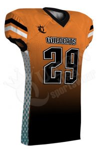 Sublimated Football Jersey - Crocodiles Style