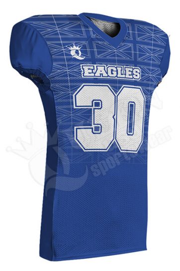 Sublimated Football Jersey - Crocodiles Style