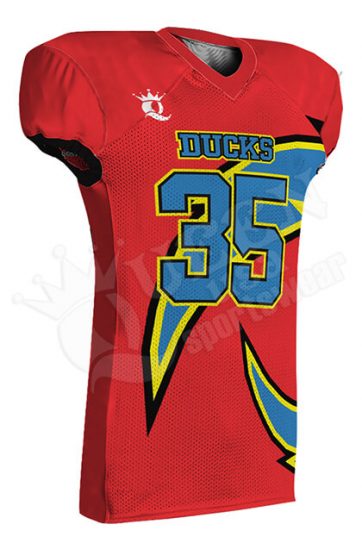 Sublimated Football Jersey - Crocodiles Style