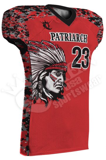 Sublimated Football Jersey - Storm Style