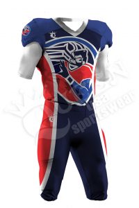 Sublimated Football Uniform - Bulldog Style