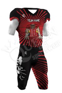 Sublimated Football Uniform - Bulldog Style