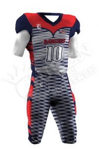 Sublimated Football Uniform - Bulldog Style