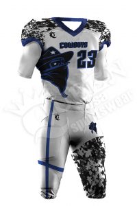 Sublimated Football Uniform - Bulldog Style