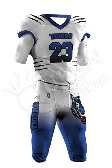 Sublimated Football Uniform - Bulldog Style