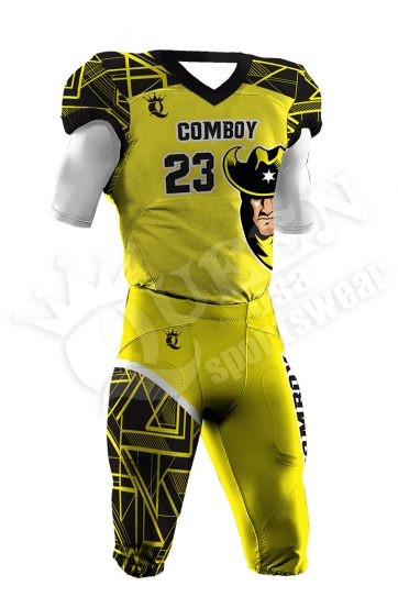 Sublimated Football Uniform - Bulldog Style