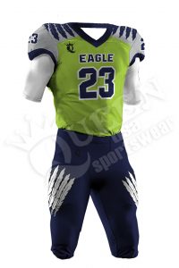 Sublimated Football Uniform - Bulldog Style