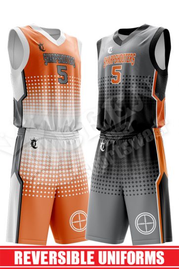 Reversible Basketball Uniform - Wolfpack style