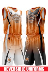 Reversible Basketball Uniform - Wolfpack style