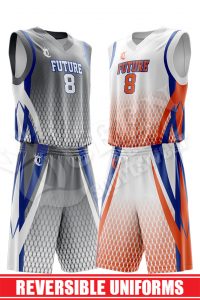 Reversible Basketball Uniform - Wolfpack style