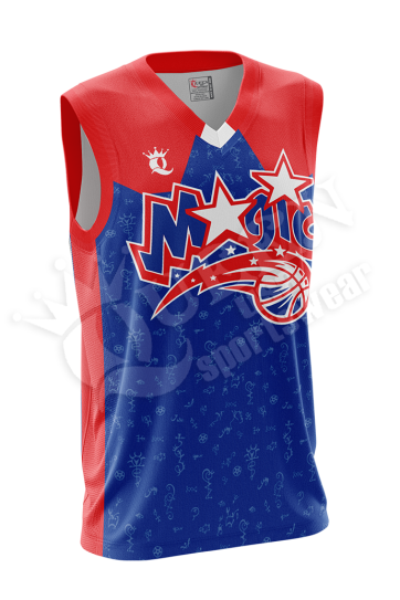 Sublimated Basketball Jersey - Hustle style