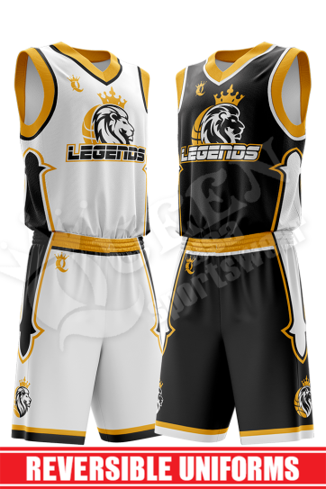 Reversible Basketball Uniform - Legends style