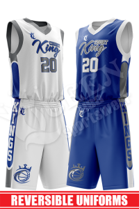 Reversible Basketball Uniform - Legends style